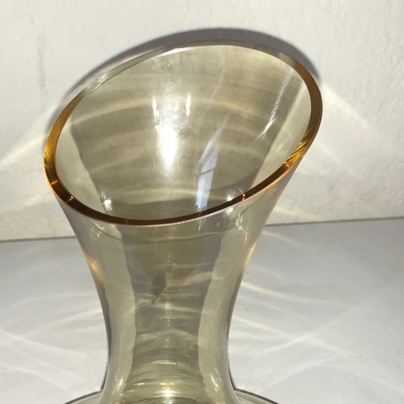 Ship Wine Decanter Slant Top W/ Round Bottom Champagne Crystal Decanter - Picture 4 of 16